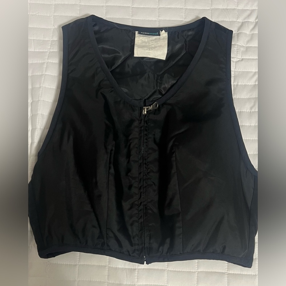 Vintage Hydroweave Outdoor Motorcycle Vest Women’s Zip-Up V-neck Size Small